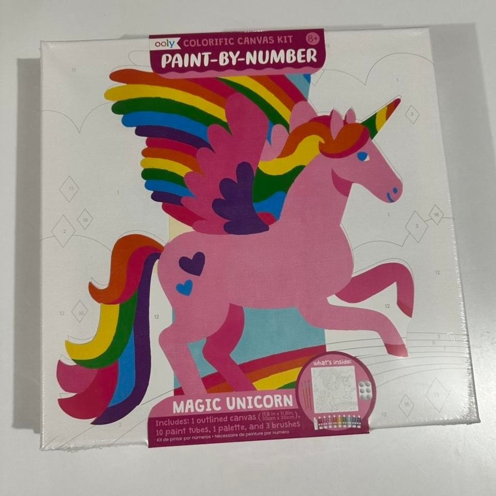 New OOLY Paint By‎ Number Kit Magic Unicorn